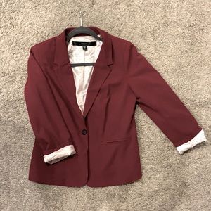 Maroon colored blazer size small